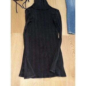 We the Free Black Turtleneck Dress